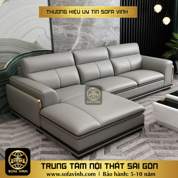 Ghế Sofa da thông minh mang đến cho bạn sự thoải mái và tiện nghi. Kết hợp giữa thiết kế đẹp và tính năng thông minh, chiếc ghế sofa làm từ da thật sẽ giúp tinh tế hơn cho không gian phòng khách của bạn.