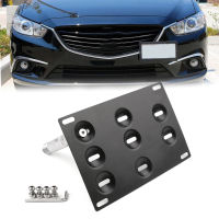 Areyourshop Bumper Tow Hook License Plate Mount Bracket Holder For Mazda 3 Mazda 6 CX5 MX5 License Plate Holder Car Parts