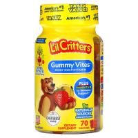 กัมมี่เยลลี่ Lil Critters Gummy Vites daily multivitamin 70 gummies วิตามินรวมประจำวัน รสผลไม้รวม