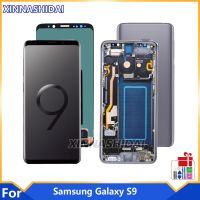 จอ AMOLED สำหรับ SAMSUNG Galaxy S9 G960F G9600หน้าจอดิจิตอลสัมผัสหน้าจอ LCD ด้วยการเผาเงาสำหรับ Samsung S9 LCD