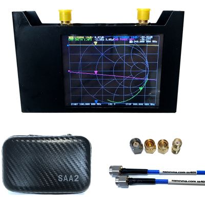 V2 3G Vector Network Analyzer S-A-A-2 NanoVNA Antenna Analyzer Shortwave HF VHF UHF with EVA Case Antenna Analyzer