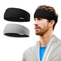 【CW】 Men sweatband sports Headband Stretch Elastic hair band for men  Outdoor Sport Headwrap safety