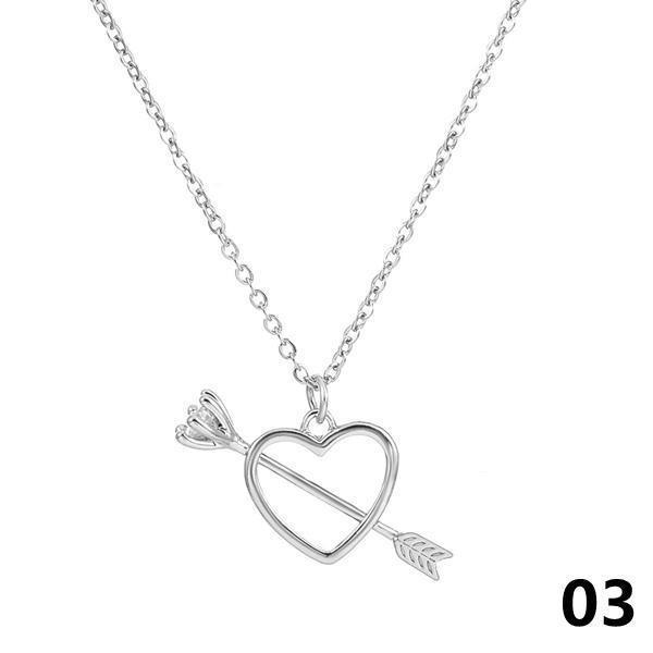 simple-fashion-heart-love-pink-zircon-pendant-necklace-for-women-inlaid-heart-clavicle-chain-necklace-party-gift-jewelry-collare