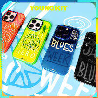 Youngkit JAZZ Series เคสโทรศัพท์ iPhone 13 14 Pro ปกสูงสุด iPhone 14 Pro Max กันตกสมาร์ทโฟนแฟชั่นสีสันสดใสกล่องที่สร้างสรรค์