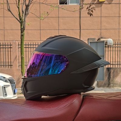 Motorcycle helmet full cover winter double lens full helmet four seasons personality running helmet capacete de moto