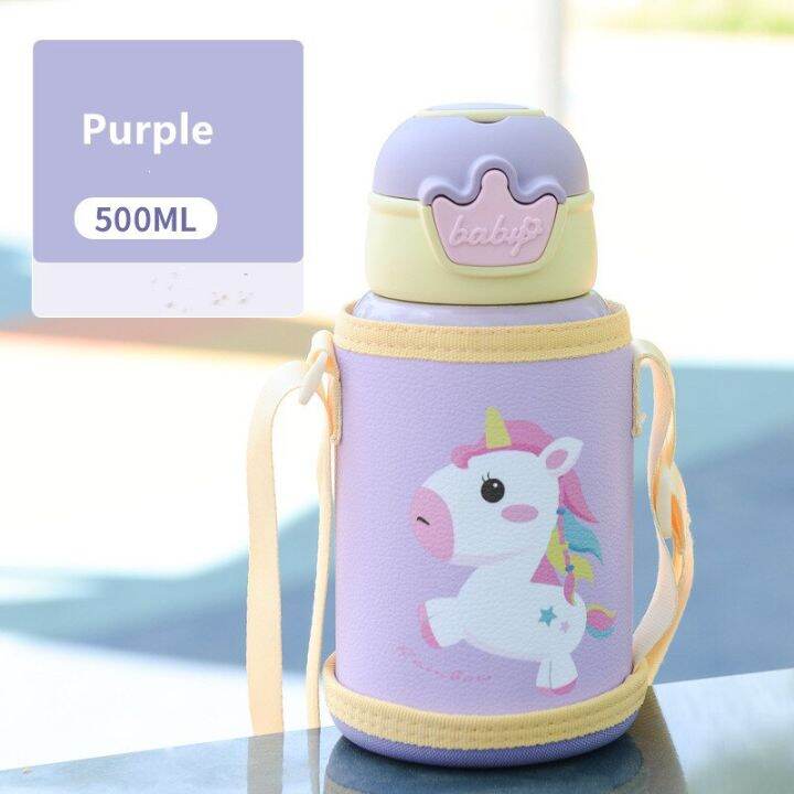 500ml-kids-thermos-mug-with-straw-stainless-steel-cartoon-vacuum-flask-with-bag-children-cute-thermal-water-bottle-tumblerth