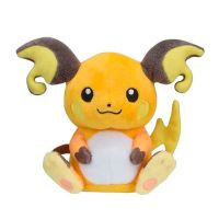 Pokemon Plush Toy Raichu Sitting Cuties Original Stuffed Doll Gift 15Cm