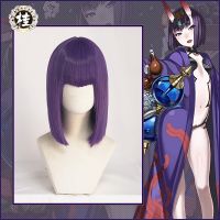 UWOWO คอสเพลย์ Fate Grand สั่ง FGO Shuten Douji ขนาด35ซม. Sintético Roxo Cabelo Feminino