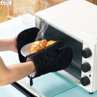 GTU ถุงมือเตาอบการอบครัวที่บ้านทนอุณหภูมิสูงถุงมือเตาอบสำหรับย่าง Bakeware บาร์บีคิวกลางแจ้ง