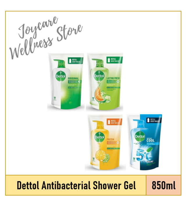 Dettol Antibacterial Shower Gel 850ml Lazada