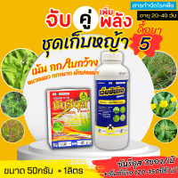 ? ชุดเก็บหญ้า5 เอ็มซีพีเอ (เออีซี พลัส)+ซันรีอุส ขนาด 1ลิตร+50กรัม เน้นกก ใบกว้าง ตุ้มหูเพชร กกขนาด ผักปอดนา