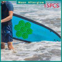 Moon Afterglow เบาะลากกระดานโต้คลื่นหกเหลี่ยม15ชิ้นสำหรับบอร์ดรูปปลา Skimboards กีฬาทางน้ำ