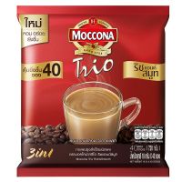 Free delivery Promotion Moccona Trio 3in1 Rich &amp; Smooth Instant Coffee 18g. Pack 40sachets Cash on delivery เก็บเงินปลายทาง