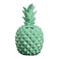 microgood Imitation Pineapple Piggy Bank Saving Pot Resin Craft Desktop Ornament Decor