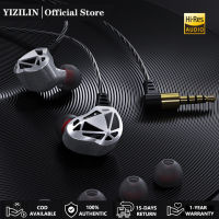 QKZ ชุดหูฟัง Full Bass หูฟัง Original AK7หูฟังชนิดใส่ในหู | 3.5มม. หูฟัง Hi-Res | 3ปุ่มพร้อมไมโครโฟนควบคุมระดับเสียงสำหรับ Huawei Xiaomi OPPO Samsung คอมพิวเตอร์โน้ตบุ๊ค