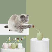 （เขียว）ของเล่นสัตว์เลี้ยง ของเล่นไฟฟ้าแมว Pet Toy ของเล่นแมวตลกอัตโนมัติ Cat Toy Green