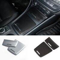 For Mercedes-Benz A CLA GLA Class W176 C117 X156 2X Center Inner Cigarette Ashtray &amp; Storage Trim Cover