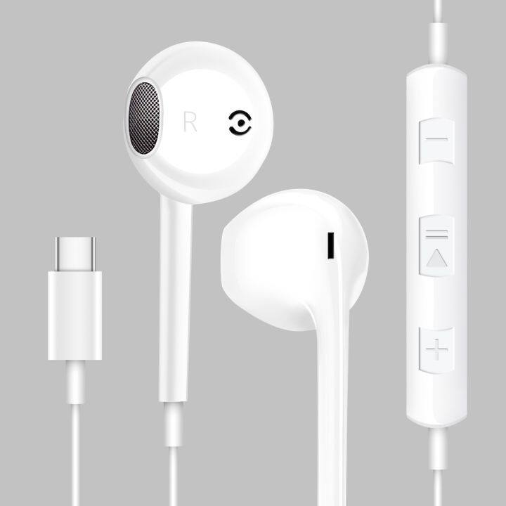 หูฟังซัมซุง-usb-c-สเตอริโอแบบมีสาย-ใหม่สำหรับ-xiaomi-oppo-huawei-ซัมซุงพร้อมไมค์หูฟังเกมกีฬาดนตรีหูฟังพร้อมไมค์