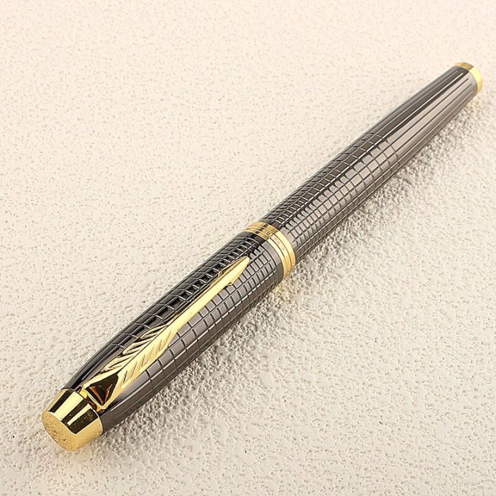 คุณภาพหรูหรา109โลหะสีดำ-เทาปากกาหมึกซึมสำนักงานบัญชีเครื่องเขียนในโรงเรียนนักเรียนปากกาหมึกอุปกรณ์