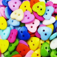 11MM-25MM Mixed / Single Heart Buttons Dyed Plastic Coat Boots Sewing Decorative Clothes accessory  Toy Kid Button P-223 Haberdashery