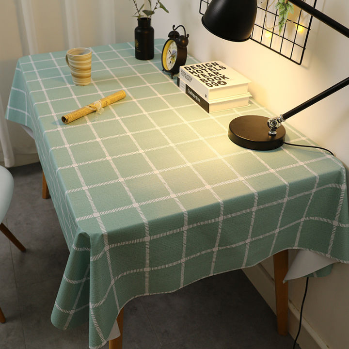 ผ้าปูโต๊ะกันน้ำไดเฮอกันน้ำมันและการซักแบบนอร์ดิก-ins-โต๊ะนักเรียนโต๊ะทานอาหารสี่เหลี่ยมผ้าปูโต๊ะเสื่อตารางพีวีซีบนโต๊ะ