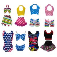 Doll Dress Swimsuit For Dolls Fashion Handmade Clothes For Kids Toys For Girls Dress For DIY Birthday Party Gift