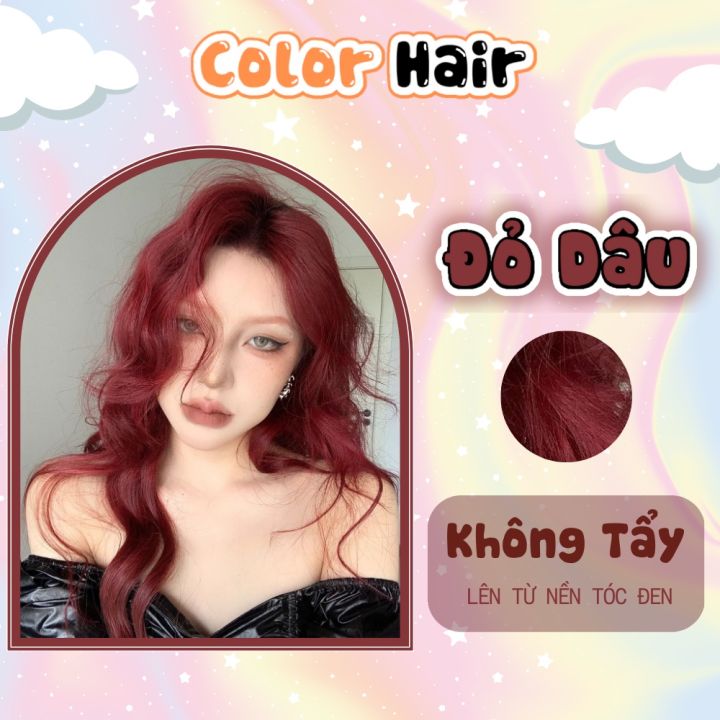 Sử dụng thuốc nhuộm tóc màu đỏ dâu là một cách tuyệt vời để biến hóa màu tóc của bạn. Hãy xem hình ảnh này để tìm kiếm những ý tưởng nhuộm tóc đầy mới mẻ.
