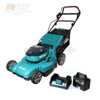 MAKITA รถเข็นตัดหญ้าไร้สาย 64 โวลต์ ความกว้างในการตัด 534 มม. รุ่น LM002JM101 กำลังไฟ 2,300 วัตต์ ถังเก็บหญ้า 70 ลิตร รวมแบตเตอรี่-แท่นชาร์จ ( M011-LM002JM101 )