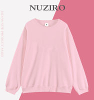 NUZIRO เสื้อสเวตเชิ้ด แขนยาว ทรงหลวม สไตล์เกาหลี สําหรับผู้หญิง