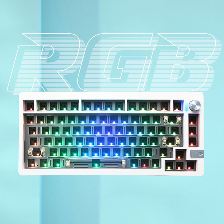 lmk81ที่กำหนดเองวิศวกรรมแป้นพิมพ์ชุด81คีย์-rgb-แสงไฟ-diy-วิศวกรรมแป้นพิมพ์ที่มีลูกบิดสำหรับคอมพิวเตอร์ตั้งโต๊ะแล็ปท็อป