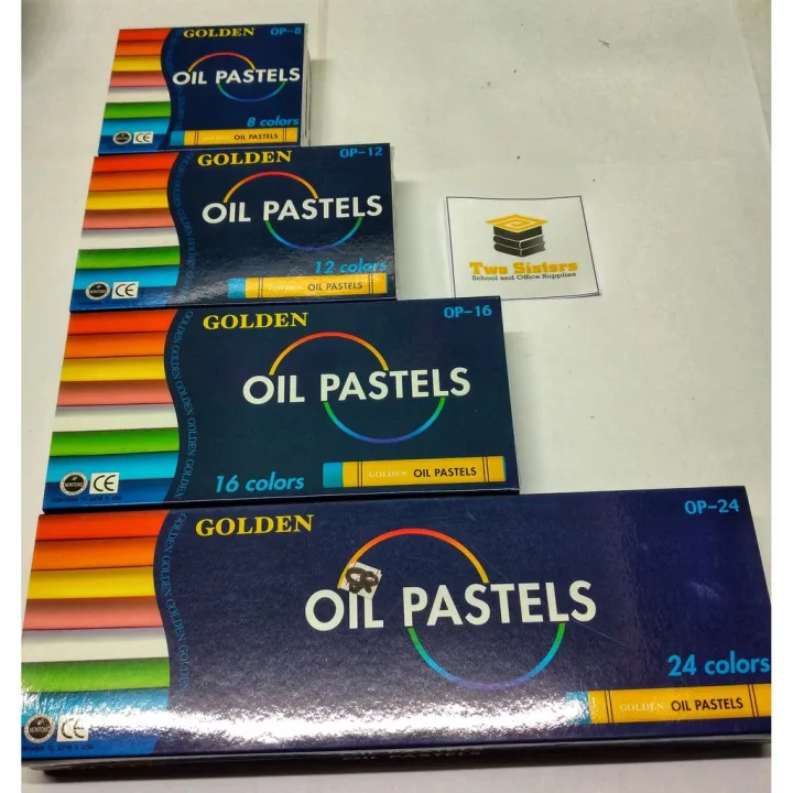 Original Golden Oil Pastels by 8's, 12's, 16's and HBW Oil Pastel #24's ...