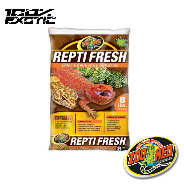 Zoomed Repti Fresh 8Lbs Desert Reptile Substrate, Odor Removing