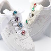 1PC Diamond Shoelaces Decoration Luxurious Shiny Rhinestones Buckle Shoes Accessories Plastic Shoe Charms Design for Sneaker AF1