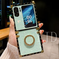 เคส YJD สำหรับออปโป้ไฟนด์ OPPO Find N2 Flip แบบฝาพับมีห่วงเคสสำหรับโน้ตบุคประดับเพชรเคสโทรศัพท์กันกระแทก