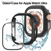 Glass Case for Apple Watch Ultra 49mm Anti-Scratch PC Apple Watch Ultra Case Iwatch Ultra 49mm Cover Screen Protector Film