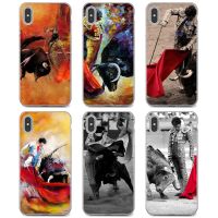 Spanish Bullfighter bullfight For Xiaomi poco X3 nfc F2 Pro M3 Mi 5X 6X Max Mix 1 2 2S 3 Mi5 Mi6 Mi3 Mi4 Soft Cover Bag