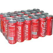 Nước ngọt Coca Cola Sleek thùng 24 lon x 330ml