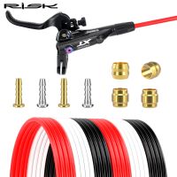 【LZ】☂  RISK bicicleta hidráulica disco freio mangueira kit tubo tubo habitação conjunto bucha de compressão e agulha Shimano Magura Sram SM-BH59 BH90