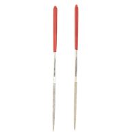 2pcs Diamond Needle File Grinding For Metal Stone Wood Jewelry Carving 3x140mm Square Rectangle Files Set Woodworking Hand Tools