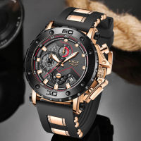 2022 LIGE Luxury Mens Watches Original Case Large Dial Watch Men Business Wristwatch Sports Watch for Men Relogio Masculino