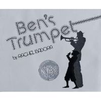 Bens Trumpet picture book of the original English book Bens Trumpet childrens books for 4-8 years old in the United States English version childrens English story book kedik Silver Award black and white line illustration book