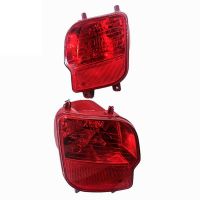 1 Pair Rear Bumper Fog Light Parking Warning Reflector Taillights Brake Lamp for Peugeot 4008(P84) Citroen C5 Aircross