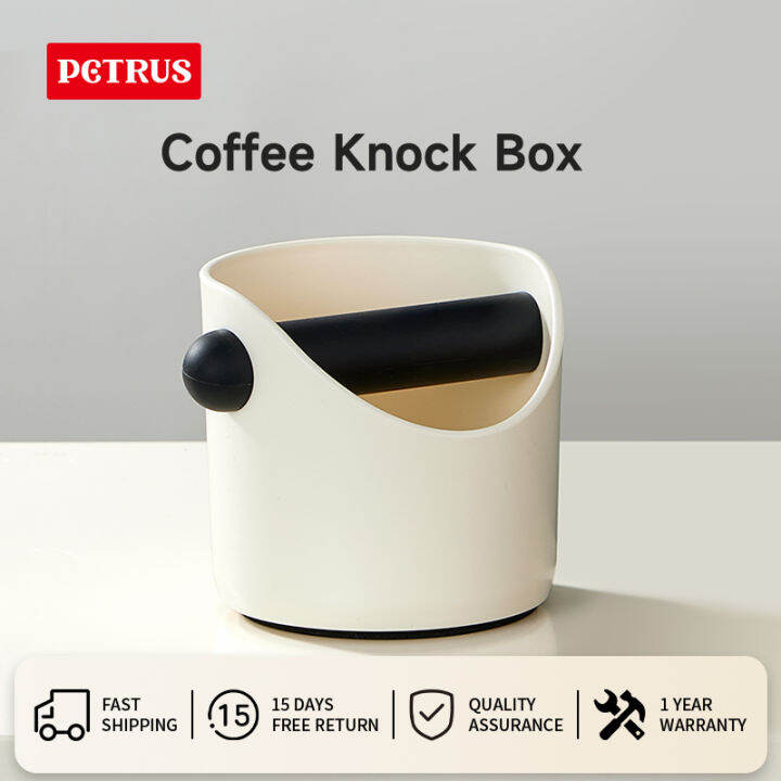 Petrus Espresso Coffee Knock Box Coffee Bin, Espresso Dump Bin With