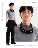 Gemy Quarter - Zip Sport Tee (Grey) - เสื้อยืดผ้าร่องซิปหน้าทรงสปอร์ตสีเทา