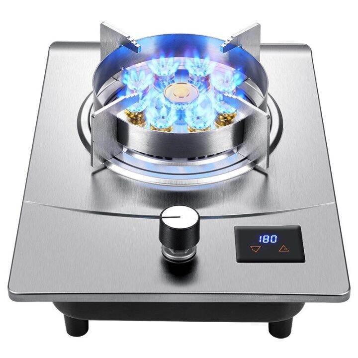 Single Stove Household Liquefied Natural Gas Table Embedded Dual Purpose Gas Stove Stainless
