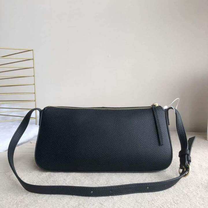 Tory Burch Black McGraw Wedge Shoulder Bag