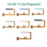 5PCS 100% ต้นฉบับสําหรับ Xiaomi Mi 11 Mi11 Lite ลายนิ้วมือ เซนเซอร์ Home Return Key Menu ปุ่ม Flex Ribbon Cable