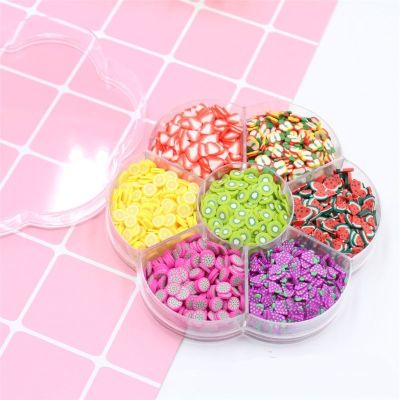 【CW】 Assorted Fruit Slices 90g - Supplies/Slime Acessories/Slime Add ins/Polymer Clay/Nail Maker for Kids 77HD