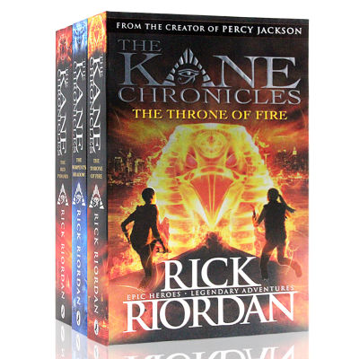 The Kane chronicles Egyptian patron saint series volume 1-3 the Red Pyramid the three of fire