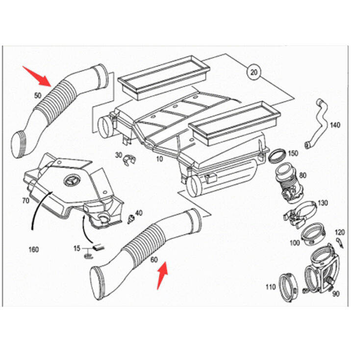 left-amp-right-set-air-intake-hose-2000-2006-for-mercedes-w215-w220-s430-s55-cl500